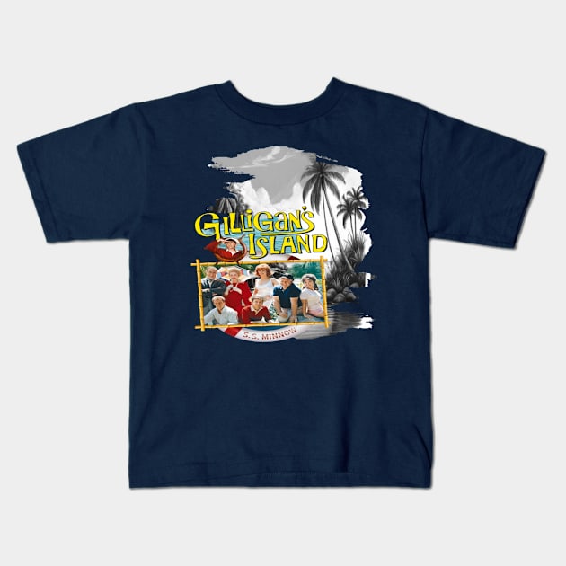 Gilligans Island Kids T-Shirt by Human light 